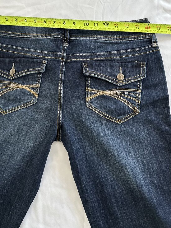 NWT Decree Bootcut Jeans Juniors 13 – Dark Wash Stretch Denim - Picture 6 of 7